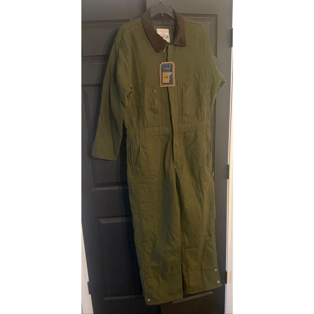 Bass Creek Outfitters Mens Coveralls - Water Resistant Long Sleeve Size M